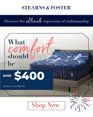 Stearns & Foster 4th of July Sale - Save $400
